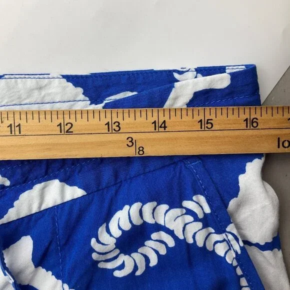 Lilly Pulitzer Schooner Blue Dock Hopper Nautical Palazzo Pippa Pants Wide Leg - Picture 13 of 15